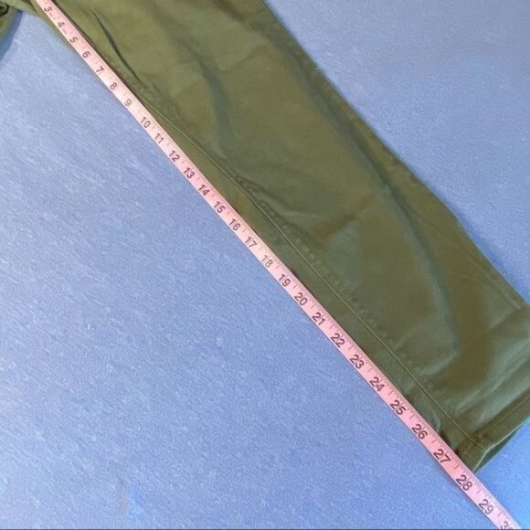 A3 Denim Womens Olive Green Ankle Skinny Jeans Size 14 - Picture 6 of 10